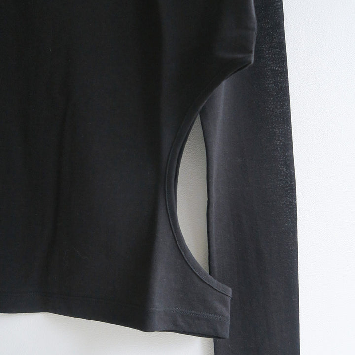 INSCRIRE/アンスクリア】Hemp Jersey Layered L/S Tee I25SS INSCRIRE/アンスクリア】Hemp Jersey Layered L/S Tee I25SS