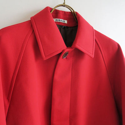 【9/5からポイント10%還元】<br>【AURALEE/オーラリー】<br>TWISTED DOUBLE CLOTH COAT <br>A25AC02WD