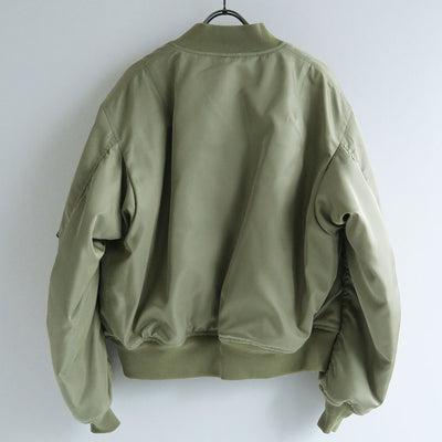 【AURALEE/オーラリー】<br>HIGH DENSITY SILK TWILL FLIGHT BLOUSON <br>A25SB02AS