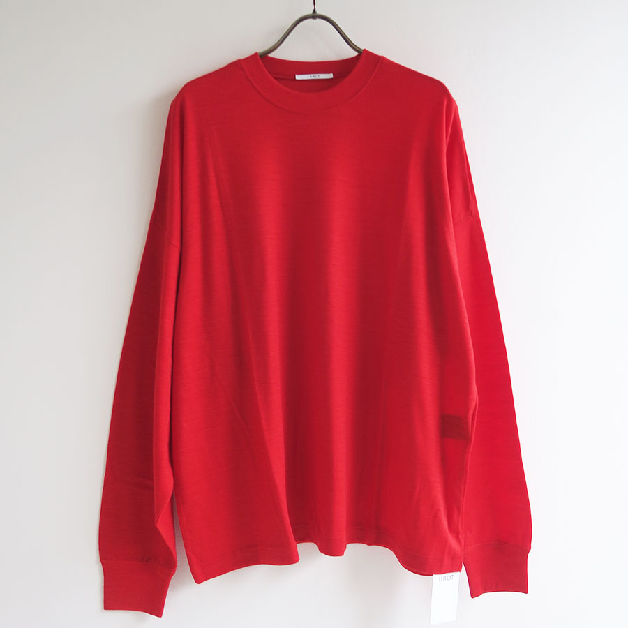 【IIROT/イロット】<br>Wool Long Sleeve Tee <br>032-025-CT009