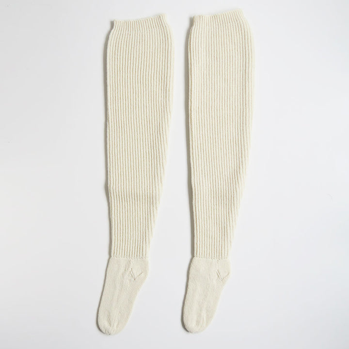 FUMIKA UCHIDA/フミカウチダ】SHETLAND RIB STITCH TIGHT-HIGH SOCKS W