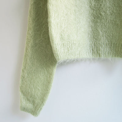 【10/3からポイント10%還元】<br>【AURALEE/オーラリー】<br>BRUSHED SUPER KID MOHAIR KNIT POLO <br>A25AP03KM