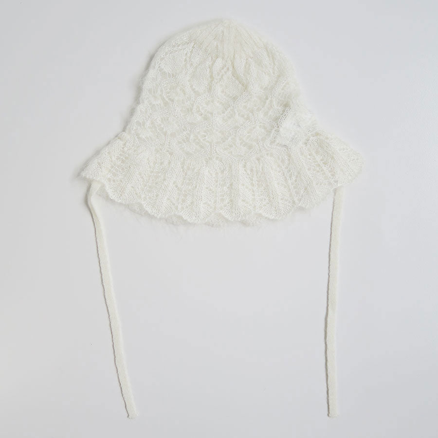 FUMIE TANAKA/フミエタナカ】knit lace hat F24A-57の通販 「ONENESS ONLINE STORE」