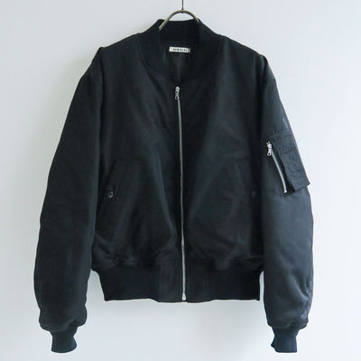 【AURALEE/オーラリー】<br>HIGH DENSITY SILK TWILL FLIGHT BLOUSON <br>A25SB02AS