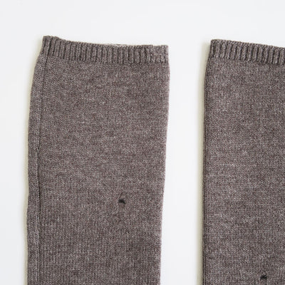 【RYU KAGA/リュウ カガ】<br>Damaged knit arm warmers <br>84RN03D