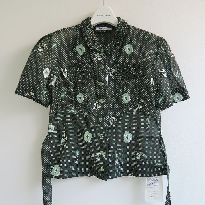 FUMIKA UCHIDA/フミカウチダ】Allover Emb. Short Sleeve Shirt X