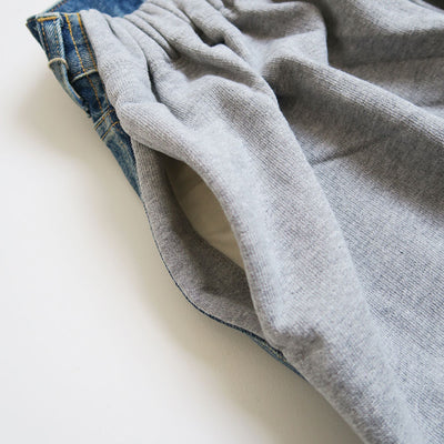 【INSCRIRE/アンスクリア】<br>Hybride Sweat Denim Pants <br>ID-PT50