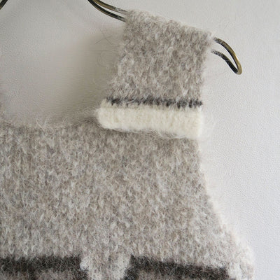 【INSCRIRE/アンスクリア】<br>Cowichan No Sleeve Sweater <br>I23AW-K12
