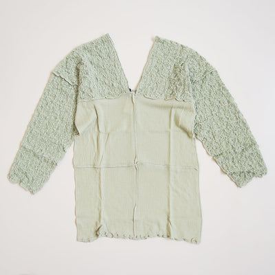 【Baserange/ベースレンジ】<br>NEHRU LONG SLEEVE TEE <br>TTNLS-LA-WI25