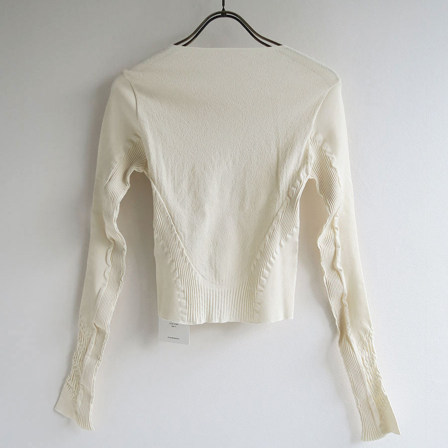 【mukasa/ムカサ】<br>hole Lace knit pullover <br>MU-0340