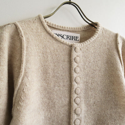 【INSCRIRE/アンスクリア】<br>Shoulder Cardigan <br>I24AW-K15