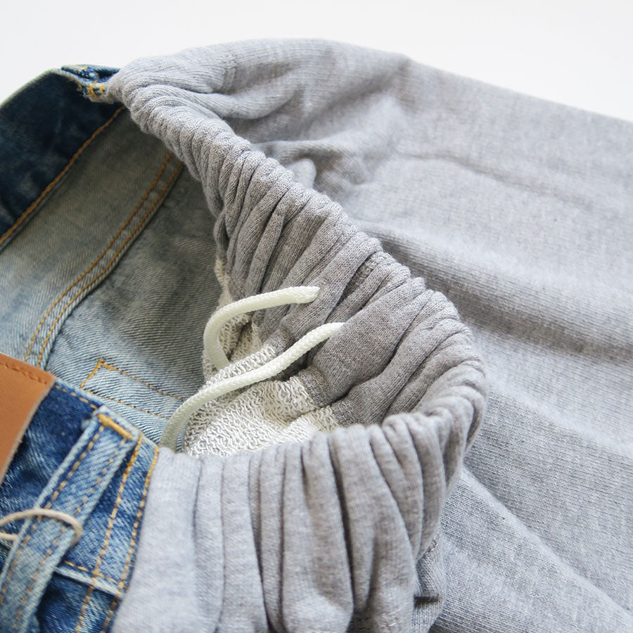 【INSCRIRE/アンスクリア】<br>Hybride Sweat Denim Pants <br>ID-PT50