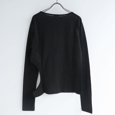 【INSCRIRE/アンスクリア】<br>Hemp Jersey Layered L/S Tee <br>I25SS-CUT3