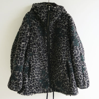 【FUMIE TANAKA/フミエタナカ】 <br>leopard boa food <br>F25A-04