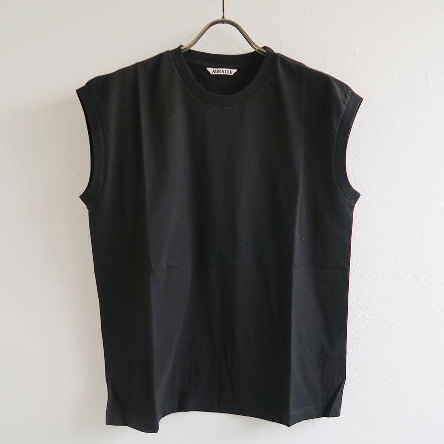 【AURALEE/オーラリー】<br>SEAMLESS CREW NECK SLEEVELESS <br>A00T06ST