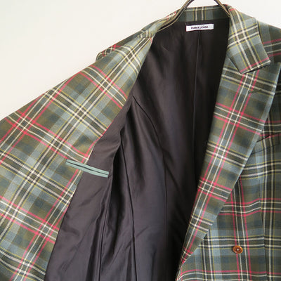 【FUMIKA UCHIDA/フミカウチダ】 <br>TARTAN PLAID DOUBLE BREASTED JACKET <br>U-JK002