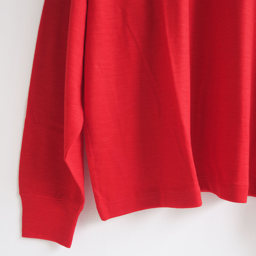 【IIROT/イロット】<br>Wool Long Sleeve Tee <br>032-025-CT009