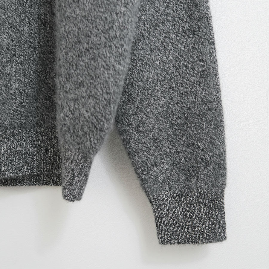 【BATONER/バトナー】<br>CASHMERE FOX TENJIKU RAGRAN CREW NECK <br>BN-25FM-056