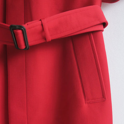 【9/5からポイント10%還元】<br>【AURALEE/オーラリー】<br>TWISTED DOUBLE CLOTH COAT <br>A25AC02WD