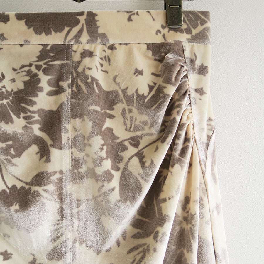 【PHOTOCOPIEU/フォトコピュー】<br>GATHERD SKIRT (SELAFIMA) <br>252SEL