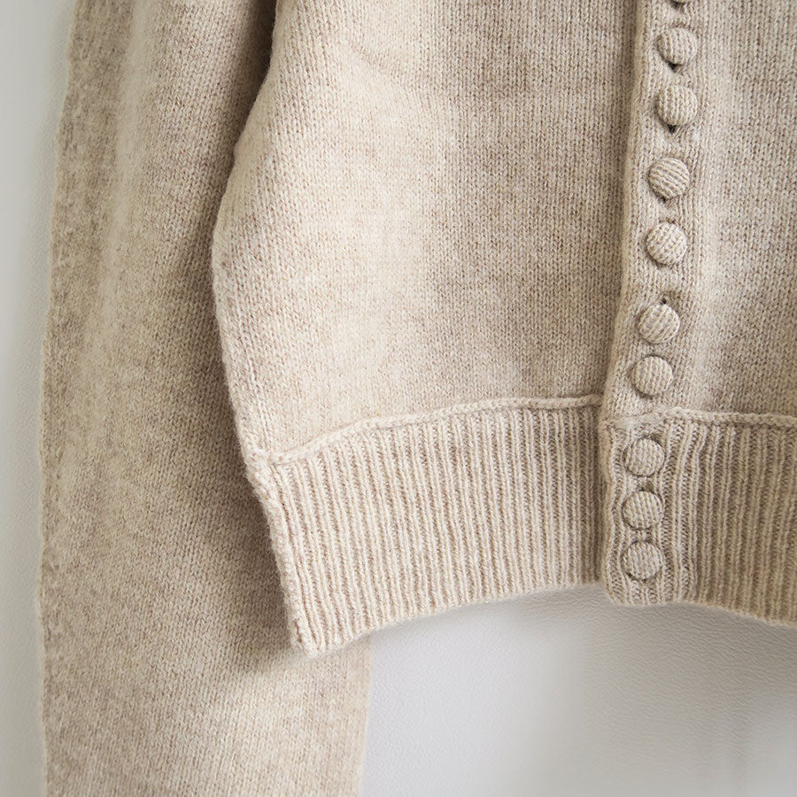 【INSCRIRE/アンスクリア】<br>Shoulder Cardigan <br>I24AW-K15