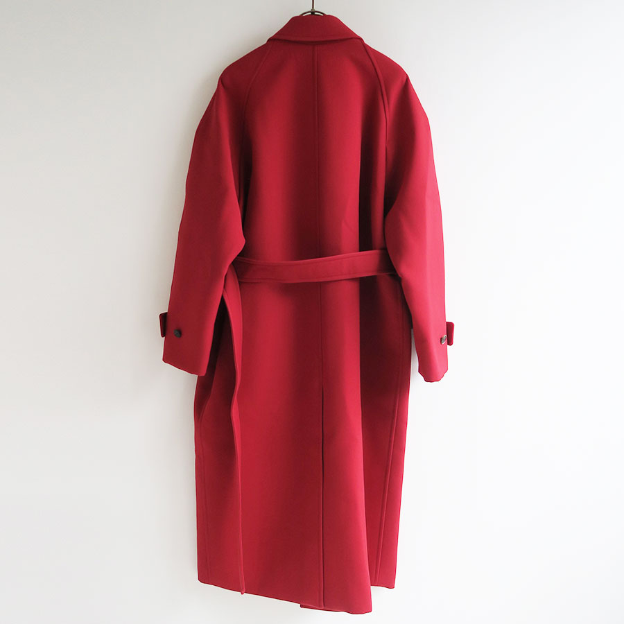 【9/5からポイント10%還元】<br>【AURALEE/オーラリー】<br>TWISTED DOUBLE CLOTH COAT <br>A25AC02WD