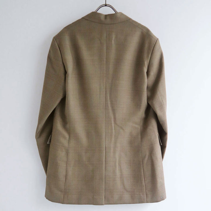 Bluefaced Wool Check Jacket in Charcoal