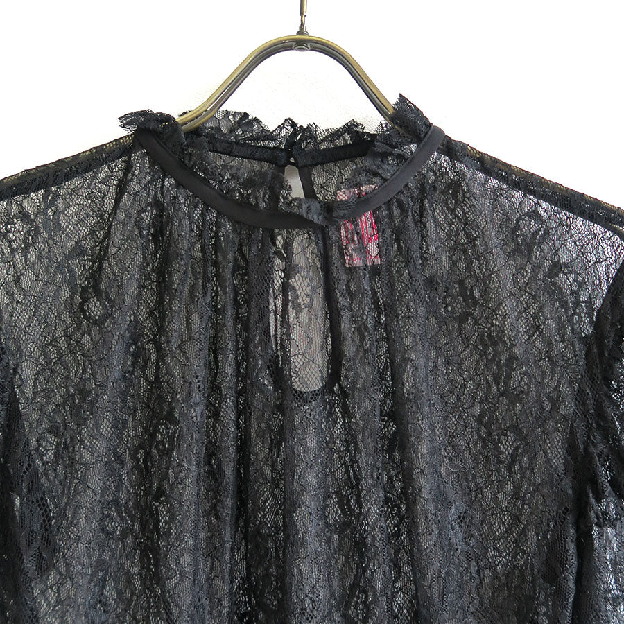 【FETICO/フェティコ】 <br>LACE SHEER TOP <br>FTC244-0110