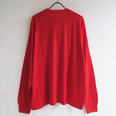 【IIROT/イロット】<br>Wool Long Sleeve Tee <br>032-025-CT009