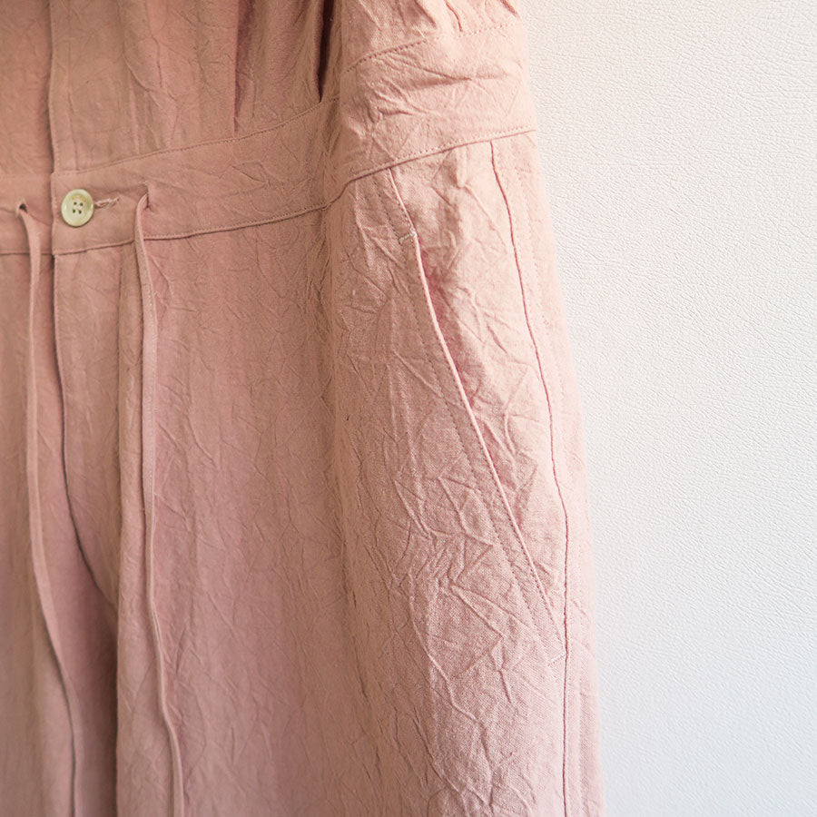 【BELPER/ベルパー】<br>WASHED LINEN JUMP SUIT <br>2111-1824