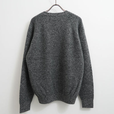 【BATONER/バトナー】<br>CASHMERE FOX TENJIKU RAGRAN CREW NECK <br>BN-25FM-056