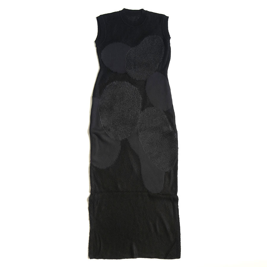 【Mame Kurogouchi/マメ】<br>"Katachi" Motif Knited Dress <br>MM25FW-KN067