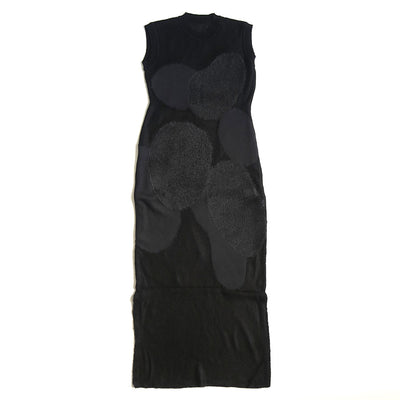 【Mame Kurogouchi/マメ】<br>"Katachi" Motif Knited Dress <br>MM25FW-KN067