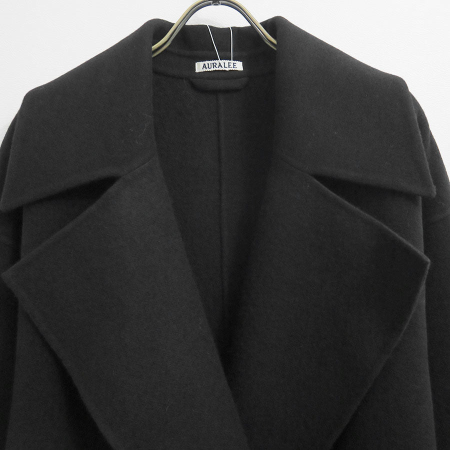 【AURALEE/オーラリー】<br>DOUBLE CLOTH PILE MOSSER HAND SEWN COAT <br>A23AC03PM