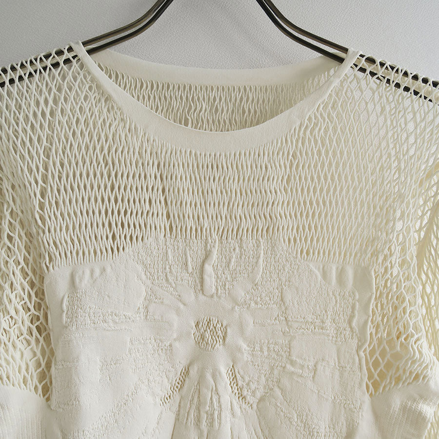 【mukasa/ムカサ】<br>"The Sun"Lace knit pullover <br>MU-0315
