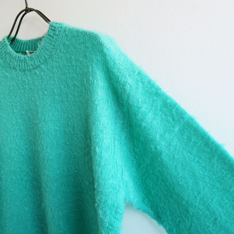 【AURALEE/オーラリー】<br>BRUSHED WOOL CASHMERE SILK KNIT P/O <br>A24AP03WK