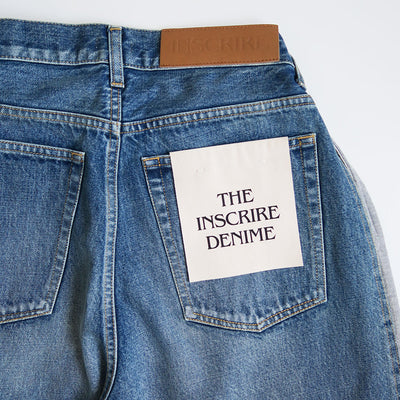 【INSCRIRE/アンスクリア】<br>Hybride Sweat Denim Pants <br>ID-PT50