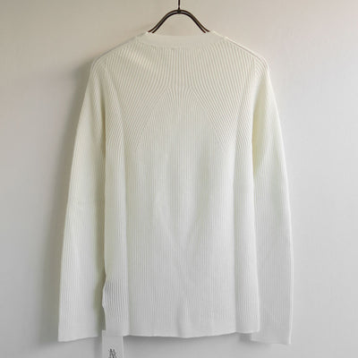 【BATONER/バトナー】<br>AGING WOOL RIBNATURE CREW NECK <br>BN-24FL-042