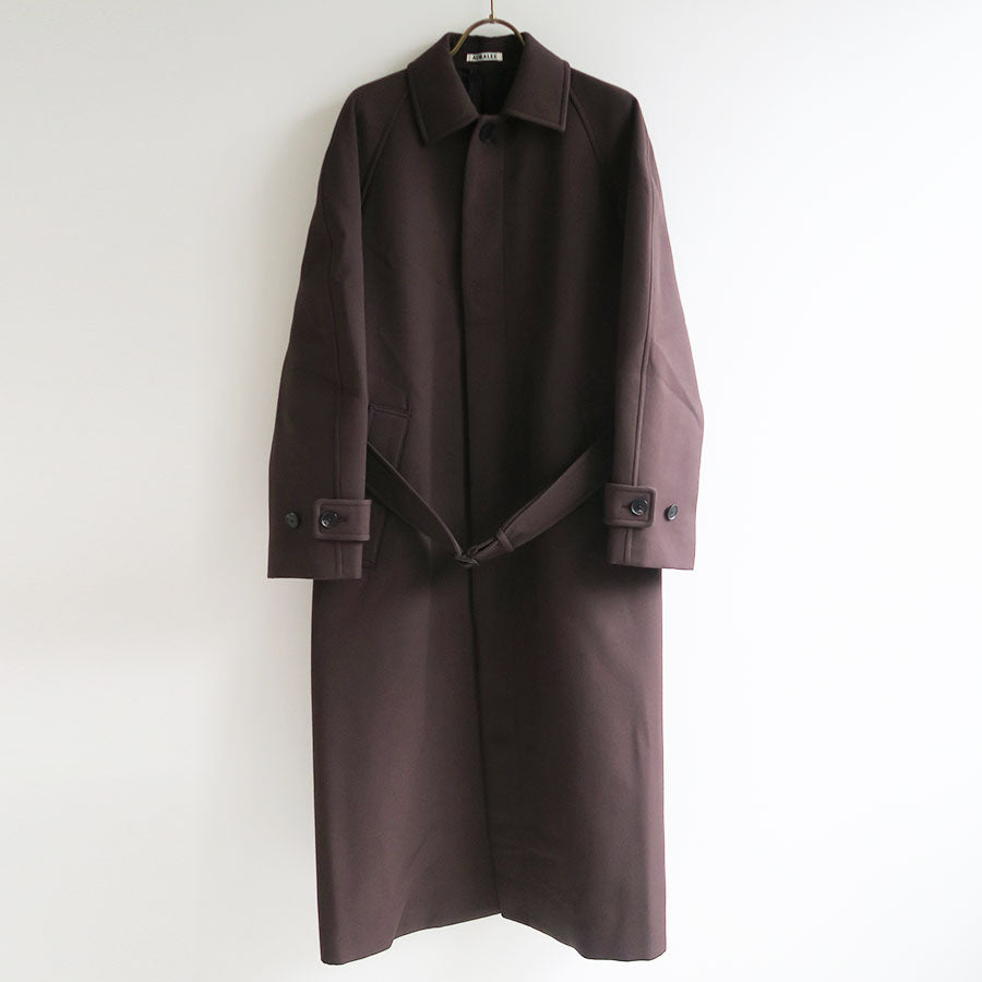 【9/5からポイント10%還元】<br>【AURALEE/オーラリー】<br>TWISTED DOUBLE CLOTH COAT <br>A25AC02WD
