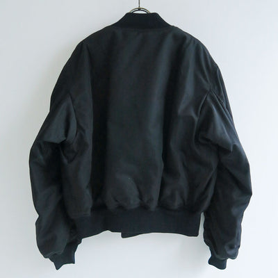 【AURALEE/オーラリー】<br>HIGH DENSITY SILK TWILL FLIGHT BLOUSON <br>A25SB02AS