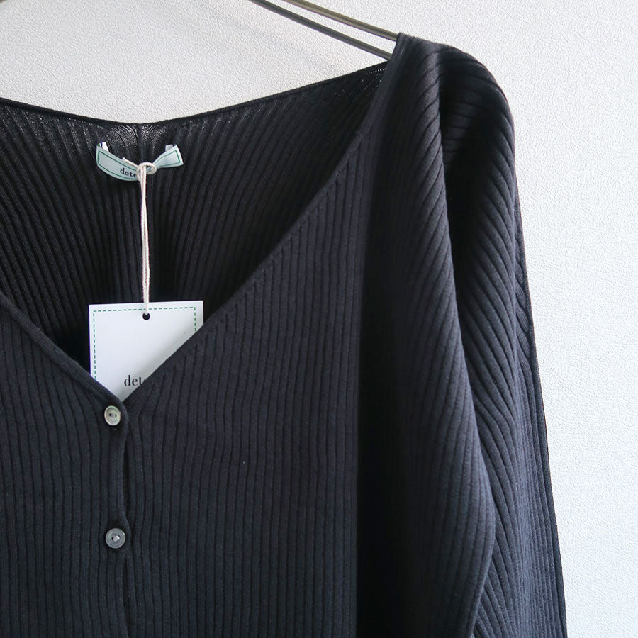 【determ/デターム】<br>Cropped Silk Blend Knit Cardigan <br>DT41KN01