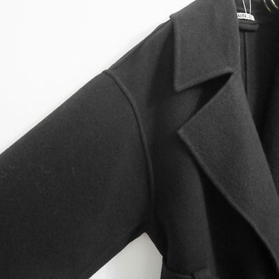 【AURALEE/オーラリー】<br>DOUBLE CLOTH PILE MOSSER HAND SEWN COAT <br>A23AC03PM