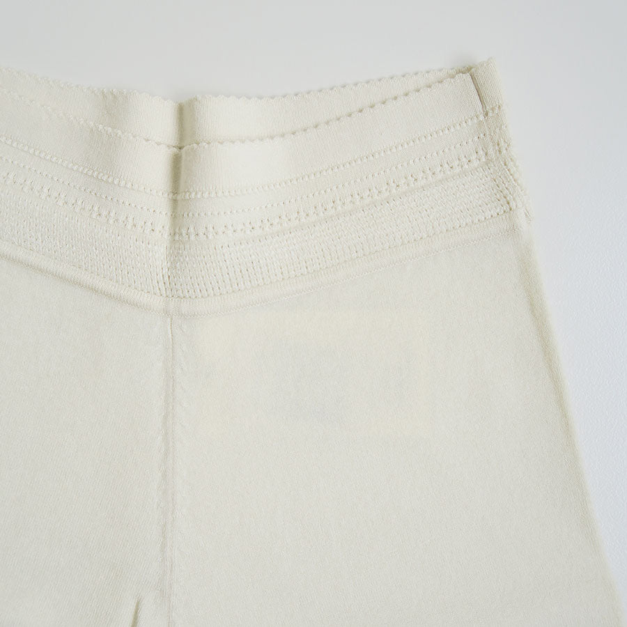 【FUMIKA UCHIDA/フミカウチダ】<br>SILK LACE KNITTING GIRDLE <br>W-KT004