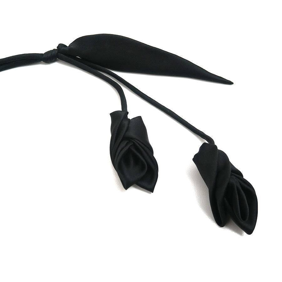 Mame Kurogouchi/マメ】Floral Motif Silk Belt MM26SS-AC313の通販