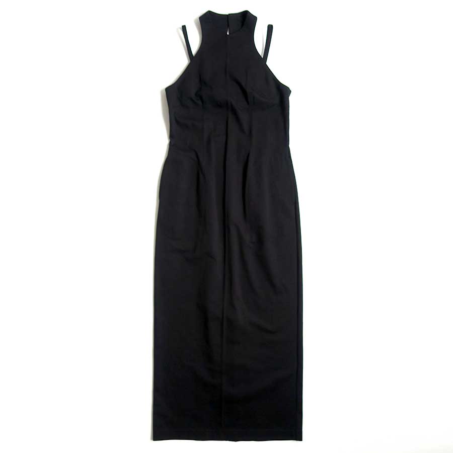 Mame Kurogouchi/マメ】Cotton Jersey Halter Neck Dress MM26SS-JS010