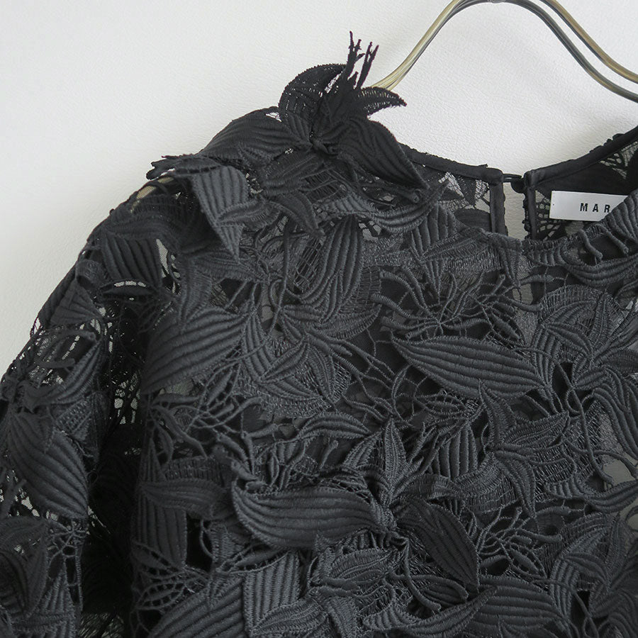 【MARGE/マージ】<br>3D lace oversized p/o <br>1006-0102-250