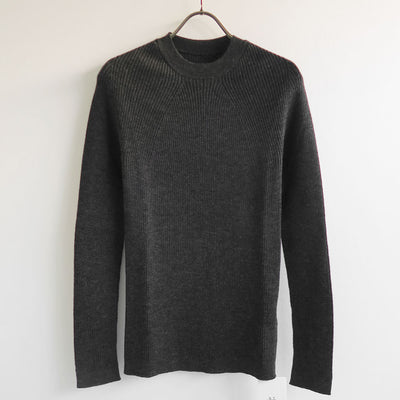 【BATONER/バトナー】<br>AGING WOOL RIBNATURE CREW NECK(GLITTER) <br>BN-24FL-043