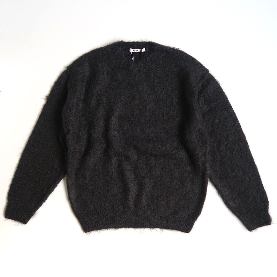 【AURALEE/オーラリー】<br>BRUSHED SUPER KID MOHAIR KNIT P/O <br>A24AP05KM