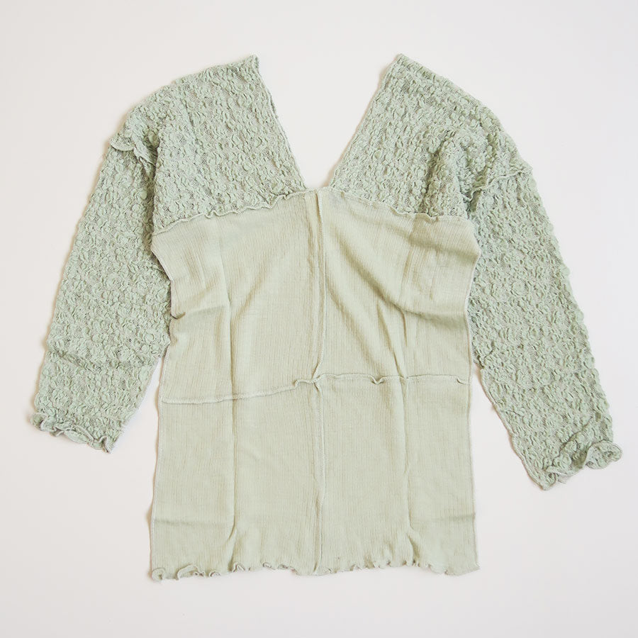 【Baserange/ベースレンジ】<br>NEHRU LONG SLEEVE TEE <br>TTNLS-LA-WI25