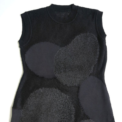 【Mame Kurogouchi/マメ】<br>"Katachi" Motif Knited Dress <br>MM25FW-KN067